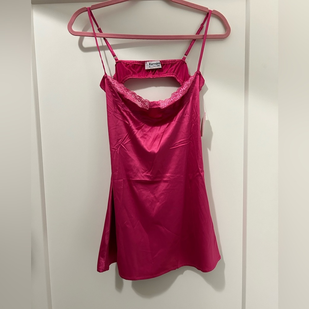 Europa the Label- Size M Hot Pink Minidress- New with tags